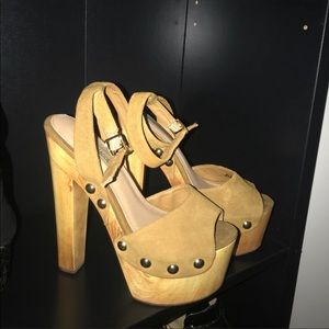 Steve Madden Wooden heels